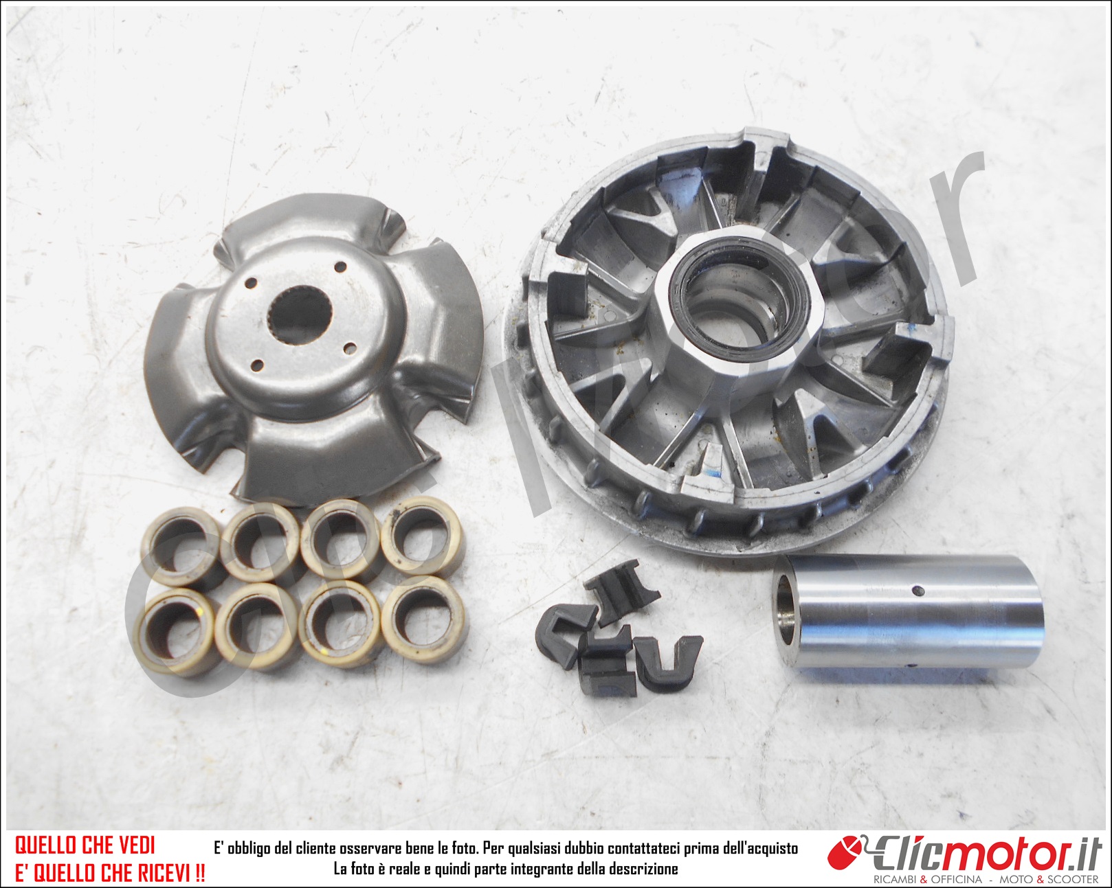 SEMI PULEGGIA MOBILE VARIATORE original for BMW C 650 GT ANNO 2013