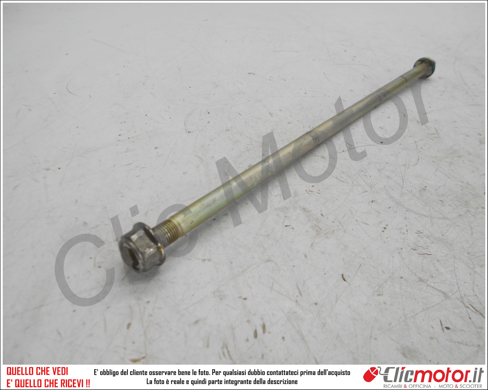 PERNO ASSE SUPPORTO MOTORE original for HONDA CN 250 SPAZIO ANNO