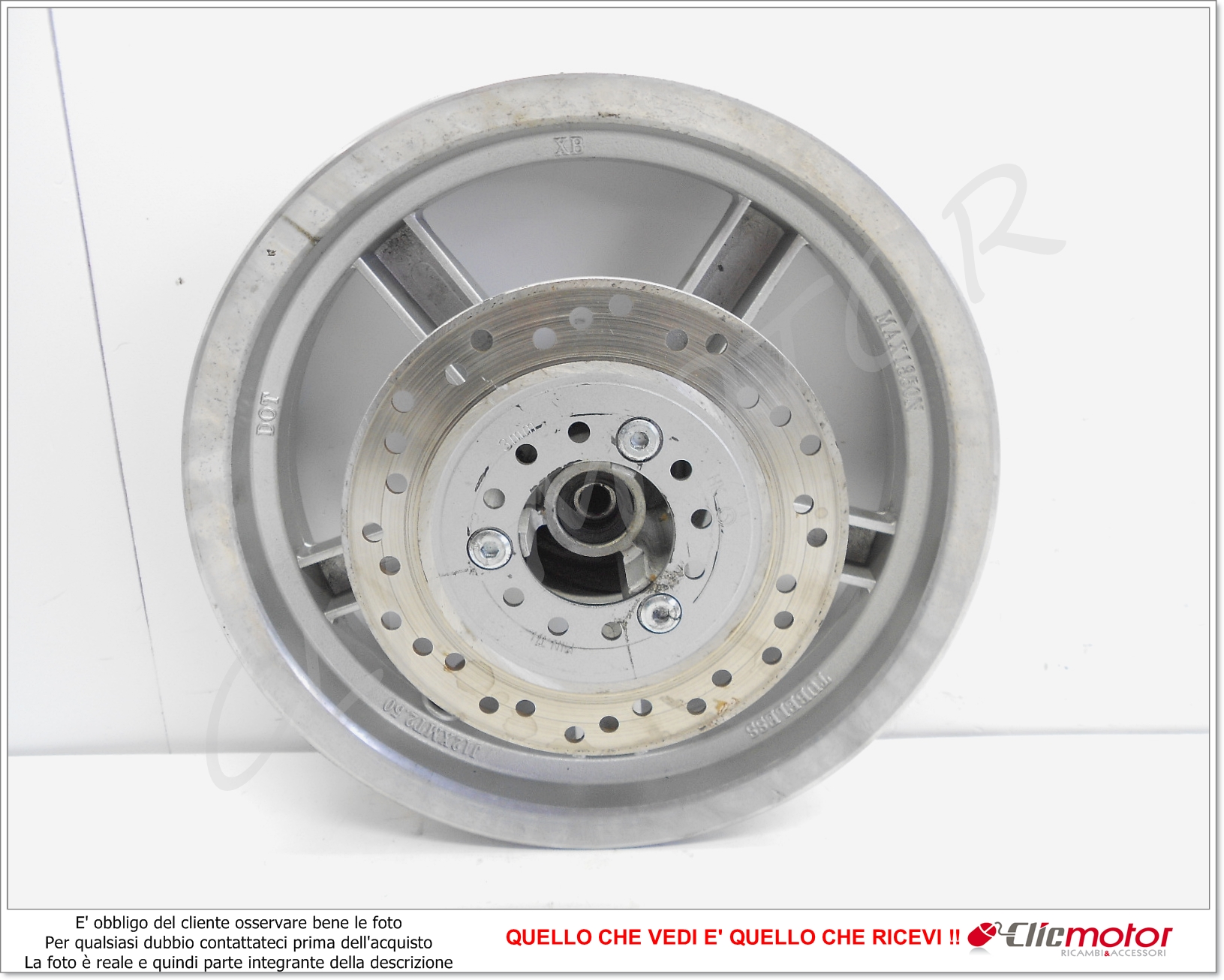 Cerchio Ruota Anteriore 12 X 2 50 Disco For Lambretta Pato 125 151 N 2010 Ebay